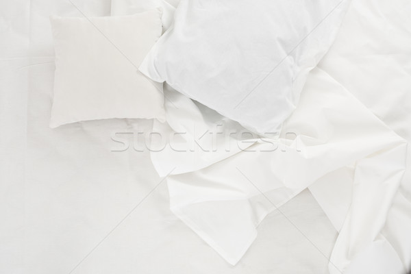 Stock photo: white linen cloth