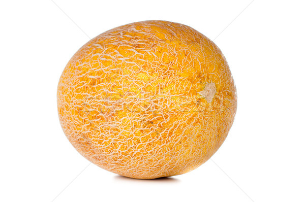 Amarillo melón grande maduro blanco aislado Foto stock © manera