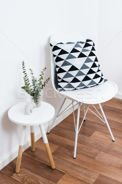 Foto stock: Simples · decoração · objetos · branco · interior