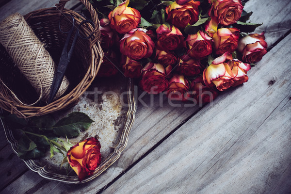 Floristic background Stock photo © manera