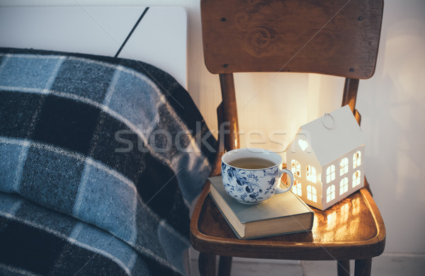 bedroom interior closeup Stock photo © manera