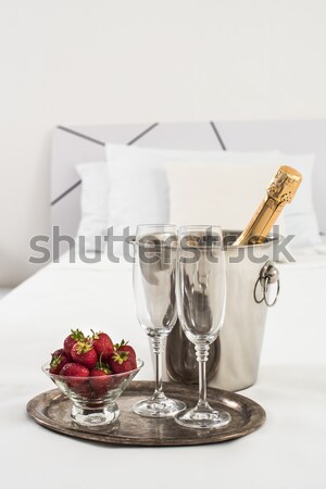 champagne in an ice bucket  Stock photo © manera