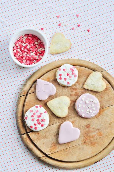 Heart-shaped biscuits  Stock photo © manera