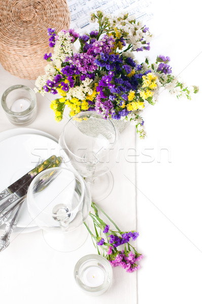 Festive table setting  Stock photo © manera