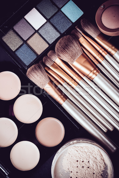 Professionelle Make-up Werkzeuge Produkte Set Sammlung Stock foto © manera