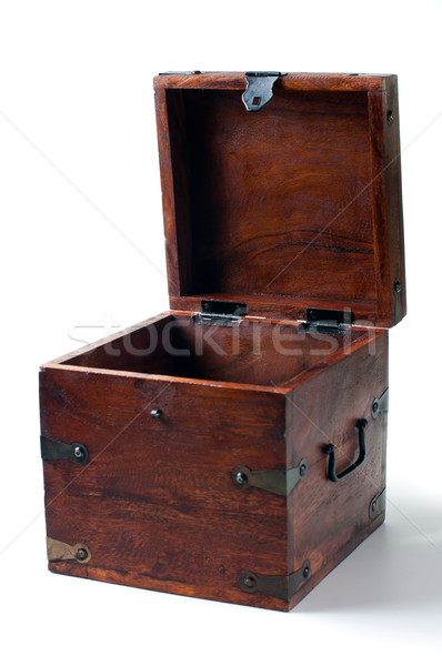 Open wooden box Stock photo © manera