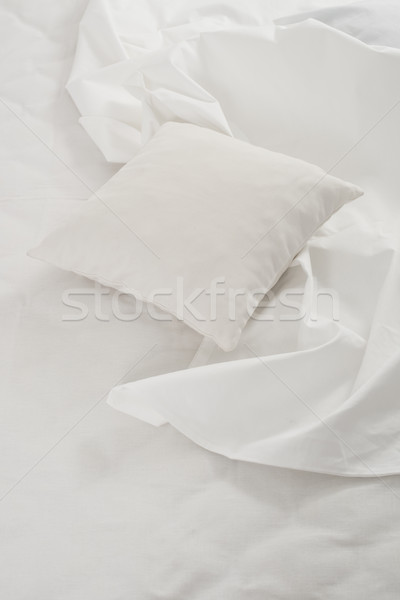 Stock photo: white linen cloth
