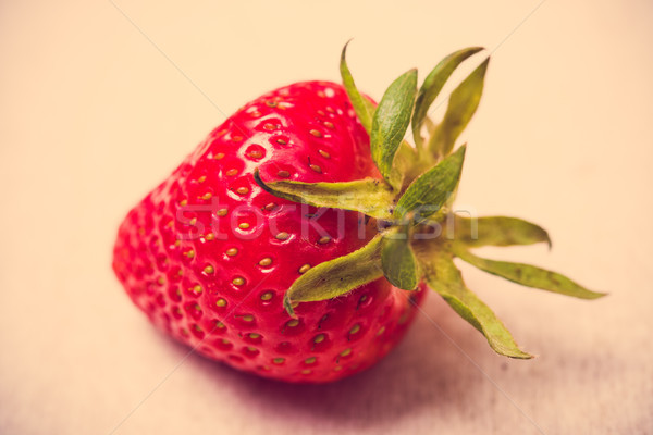 ripe red organic strawberry  Stock photo © manera