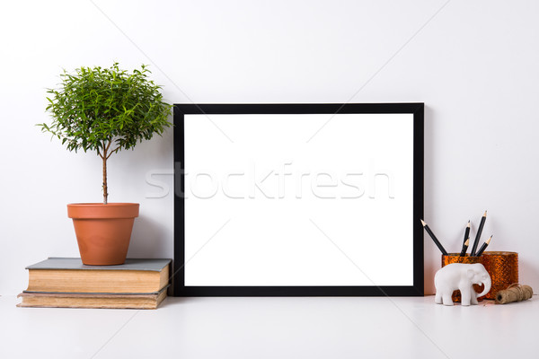 Modern home decor mock-up Stock photo © manera