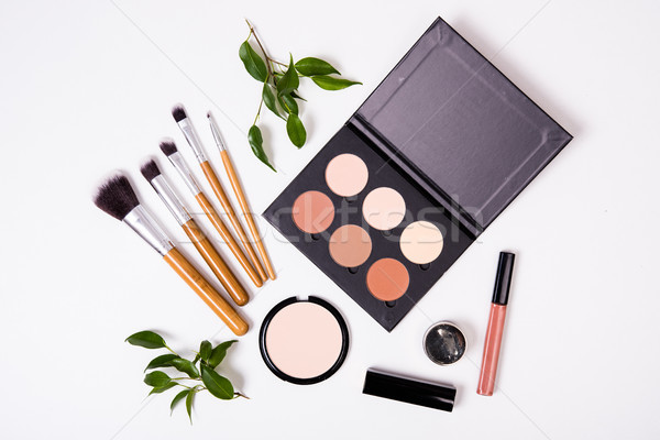 Profissional make-up ferramentas branco produtos Foto stock © manera