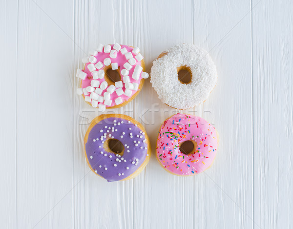 商業照片: 不同 · 甜 · 甜甜圈 · 白 · 繪