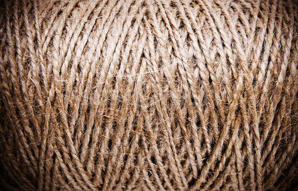 Grob braun Thread Textur abstrakten Raum Stock foto © manera