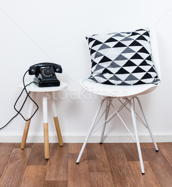 Egyszerű dekoráció tárgyak minimalista fehér belső Stock fotó © manera