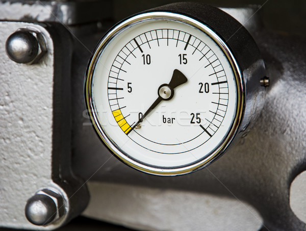 Vintage manometer of a fire truck Stock photo © manfredxy