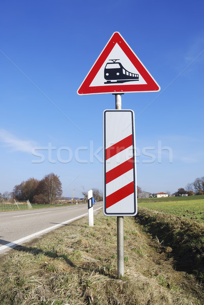 Level Crossing Sign Stock Photo C Manfredxy Stockfresh