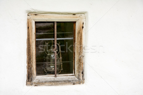 Foto stock: Velho · resistiu · viúva · tradicional · fazenda · casa