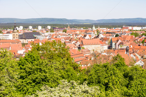 Aerial view over the city of Bamberg Stock photo © manfredxy