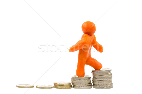 Climbing to the Financial Top Stock photo © manfredxy