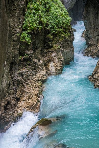 River flowing through the Leutasch Gorge Stock photo © manfredxy