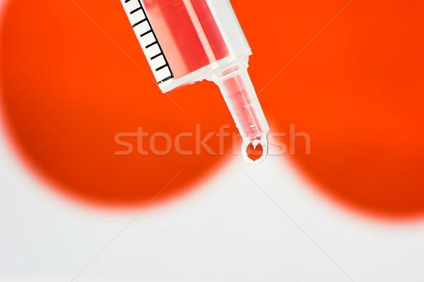 Love injection with a syringe Stock photo © manfredxy