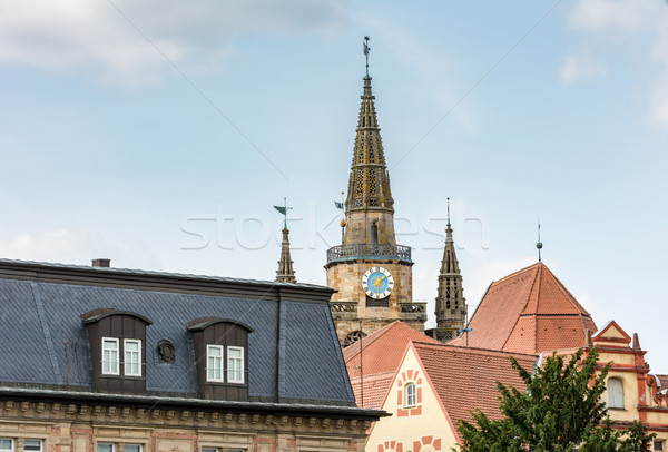 St. Gumbertus church in Ansbach Stock photo © manfredxy