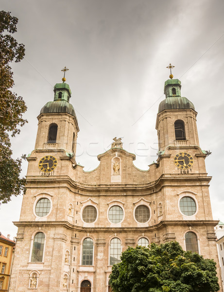 Kathedrale Kirche Architektur Europa Österreich Wahrzeichen Stock foto © manfredxy