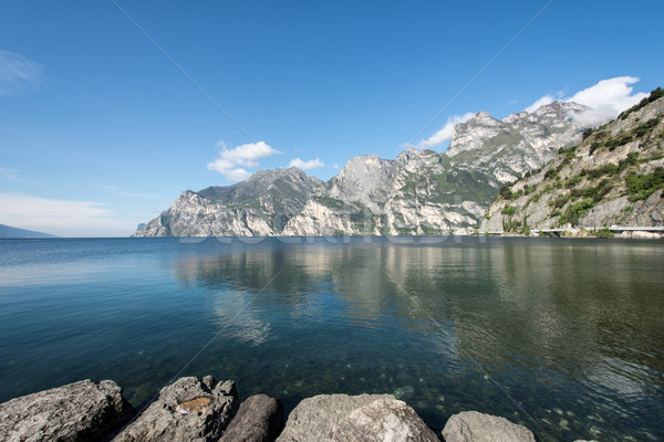 Stock photo: Lake Garda Mountains