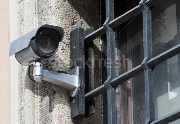 CCTV at Prison Bars Stock photo © manfredxy