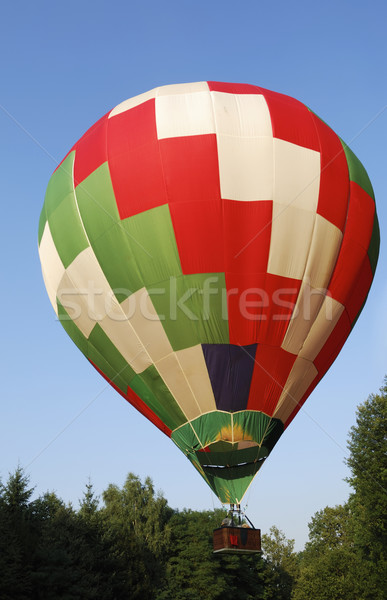 熱気球 ホット 空気 木 ストックフォト © manfredxy