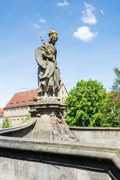 Sculpture of Heilige Kunigunde in Bamberg Stock photo © manfredxy