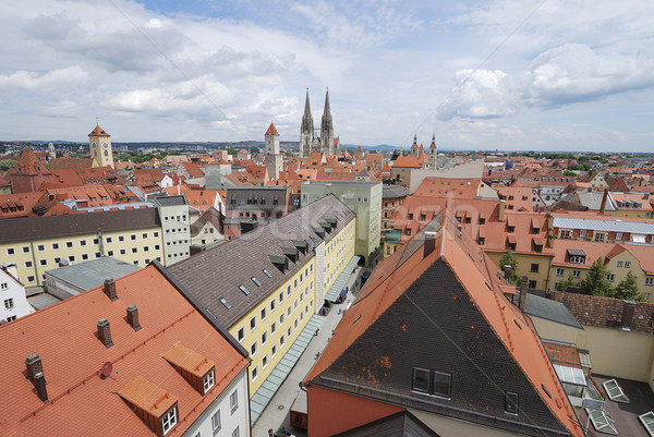 Roofs of Regensburg Stock photo © manfredxy