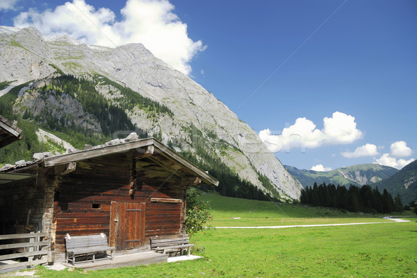 Tirolean hut Stock photo © manfredxy