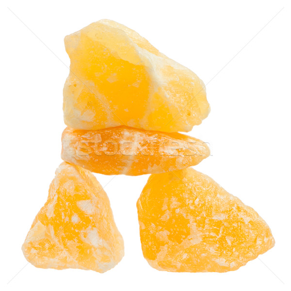 Stock photo: Balanced orange calcite healing stones