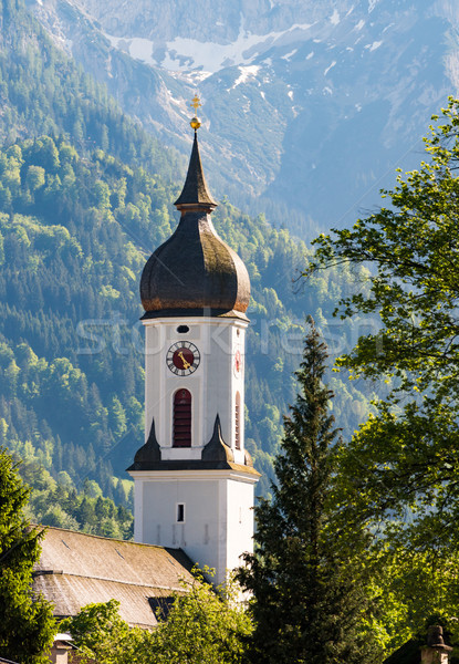 Church of Garmisch in Bavaria Stock photo © manfredxy