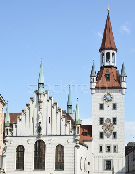 Stockfoto: München · stadhuis · oude · binnenstad · hal · Europa · Duitsland