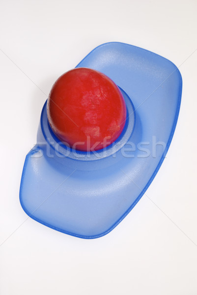 Egg in a blue eggcup Stock photo © manfredxy