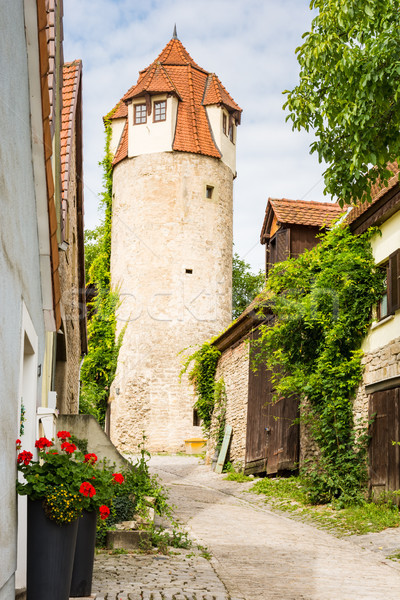 Medieval defense tower in Sulfeld am Main Stock photo © manfredxy