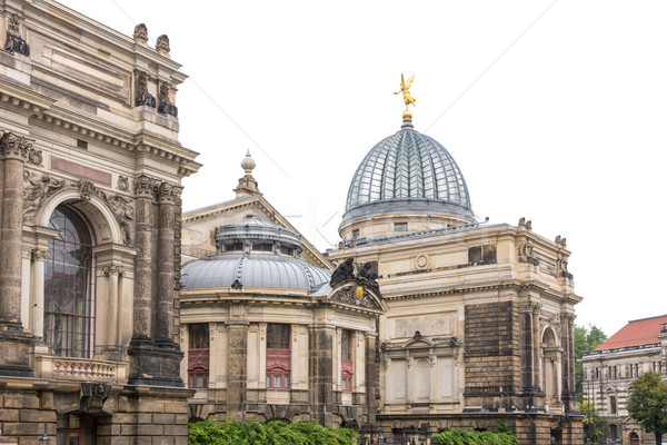 Foto stock: Dresda · academia · artes · histórico · edifício