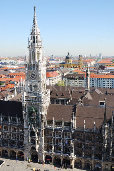 Munich ciudad casa cielo edificios urbanas Foto stock © manfredxy