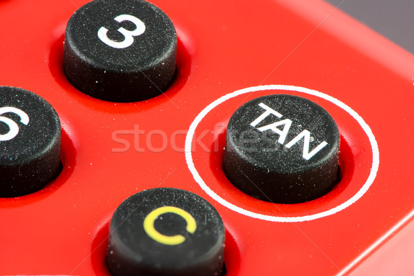 Jeneratör kırmızı güvenli Internet bankacılık Stok fotoğraf © manfredxy