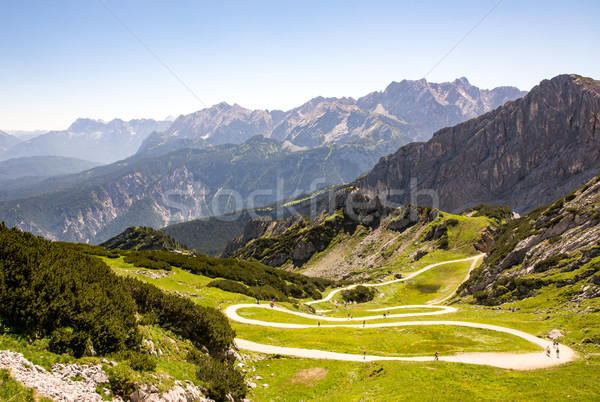Hiking path in the alps Stock photo © manfredxy