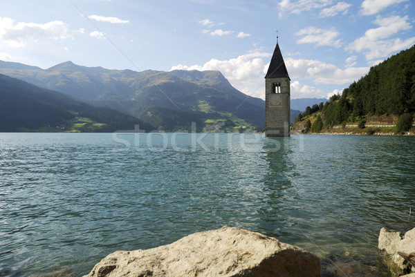 Lake Resia Stock photo © manfredxy