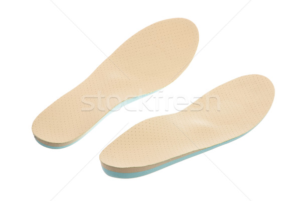Orthopädische Schuh Paar medizinischen Leder Stock foto © manfredxy