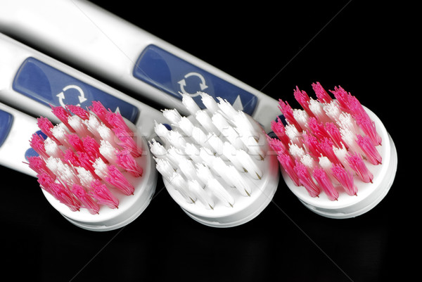 Toothbrush heads Stock photo © manfredxy