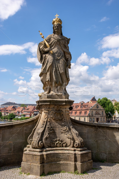 Sculpture of Heilige Kunigunde in Bamberg Stock photo © manfredxy