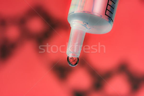 Amour injection seringue coeur santé médecine [[stock_photo]] © manfredxy