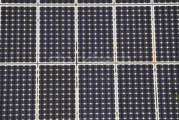 Fotovoltaico solare tecnologia sfondo potere pattern Foto d'archivio © manfredxy