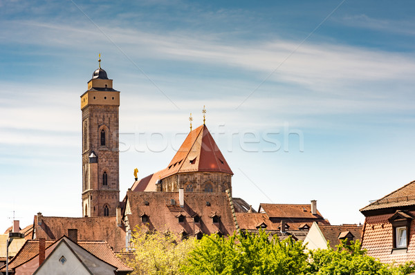 Obere Pfarre church in Bamberg Stock photo © manfredxy