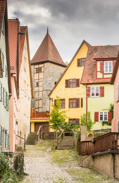 Historic old town of Dikelsbuehl Stock photo © manfredxy