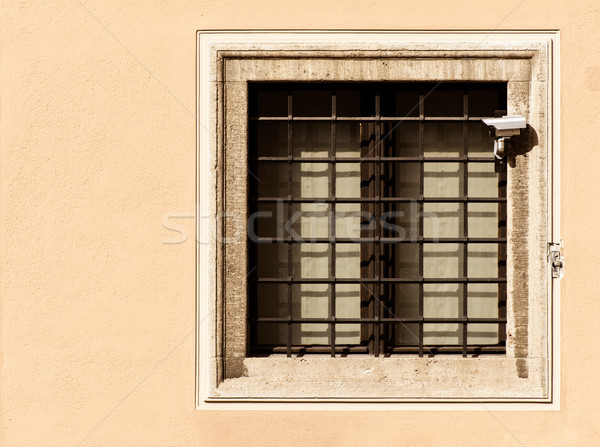 CCTV at Prison Bars Stock photo © manfredxy